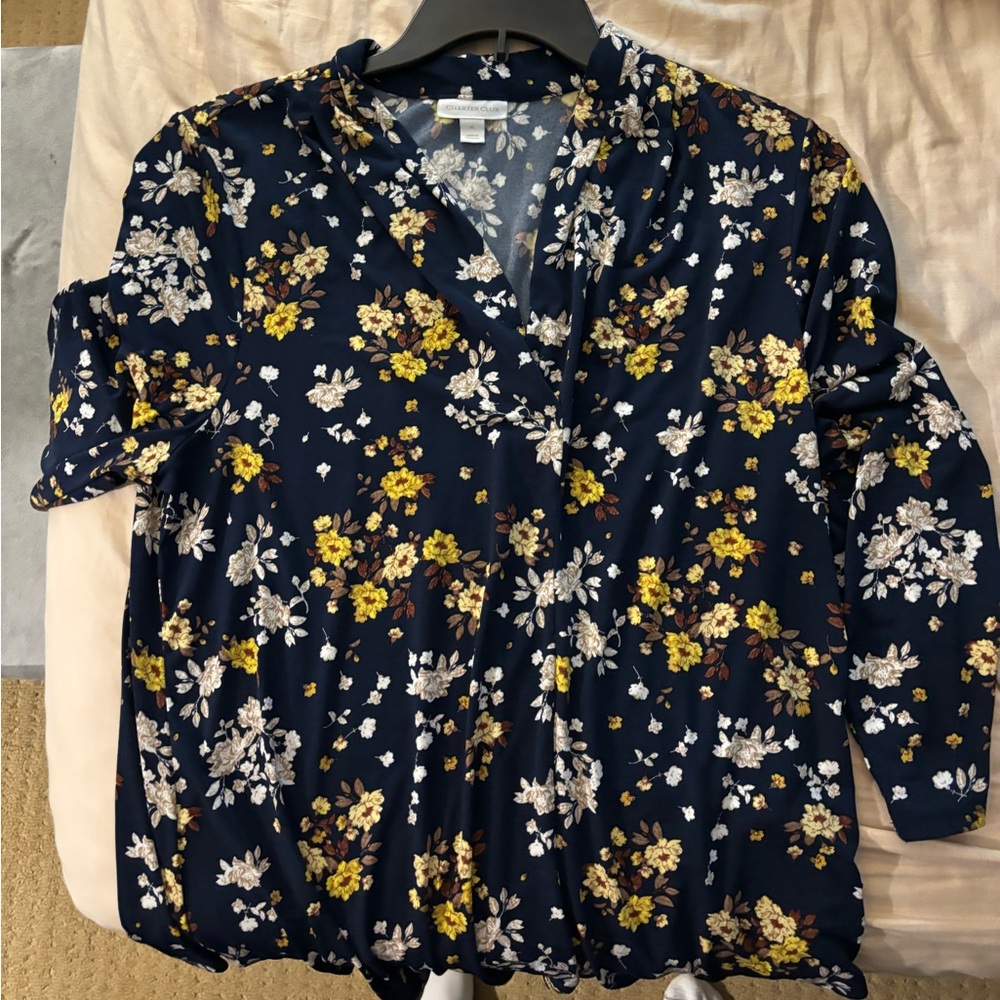 Charter club floral shirt